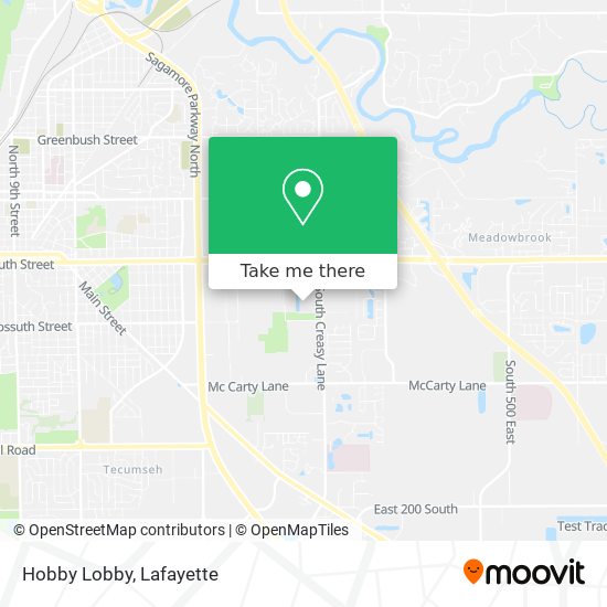 Mapa de Hobby Lobby