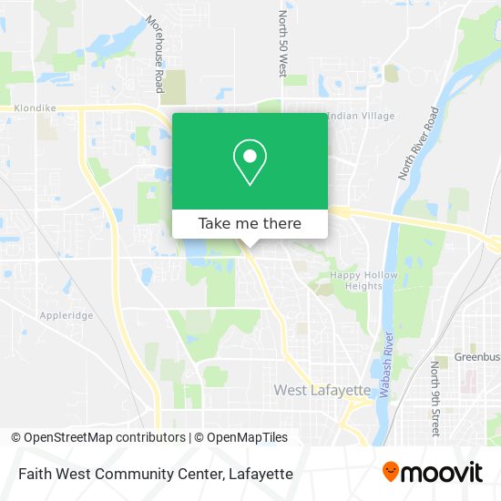 Mapa de Faith West Community Center