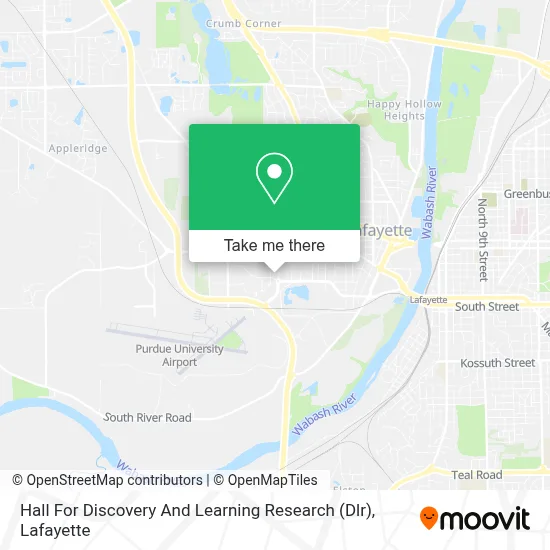 Hall For Discovery And Learning Research (Dlr) map