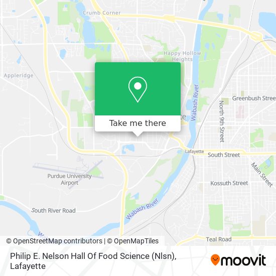Mapa de Philip E. Nelson Hall Of Food Science (Nlsn)