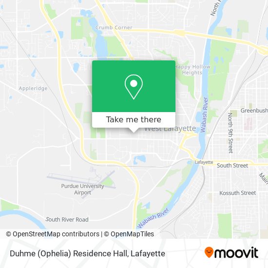 Mapa de Duhme (Ophelia) Residence Hall