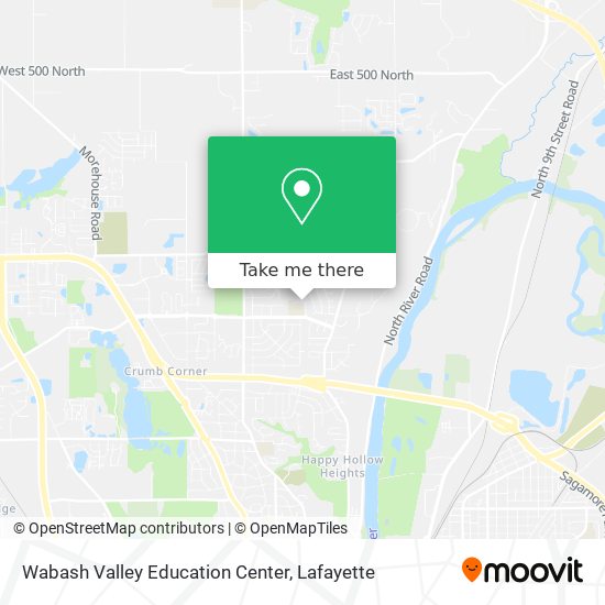 Mapa de Wabash Valley Education Center