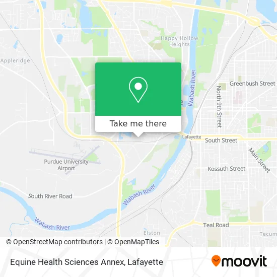Mapa de Equine Health Sciences Annex