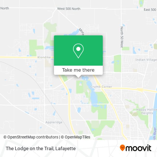 The Lodge on the Trail map