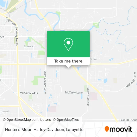 Hunter's Moon Harley-Davidson map