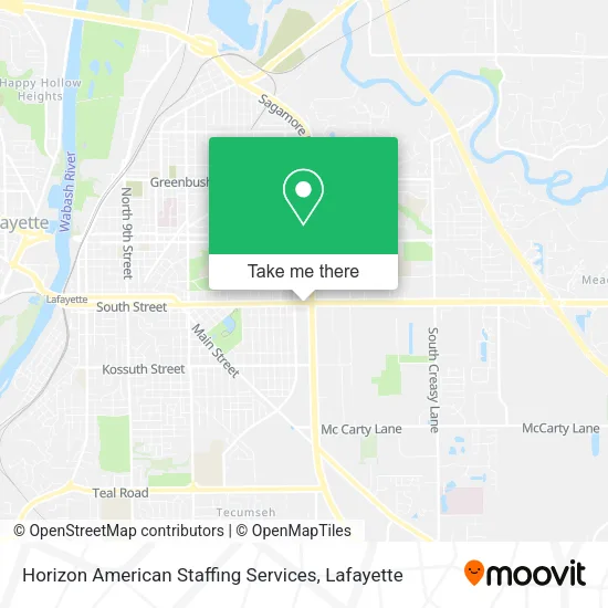 Mapa de Horizon American Staffing Services