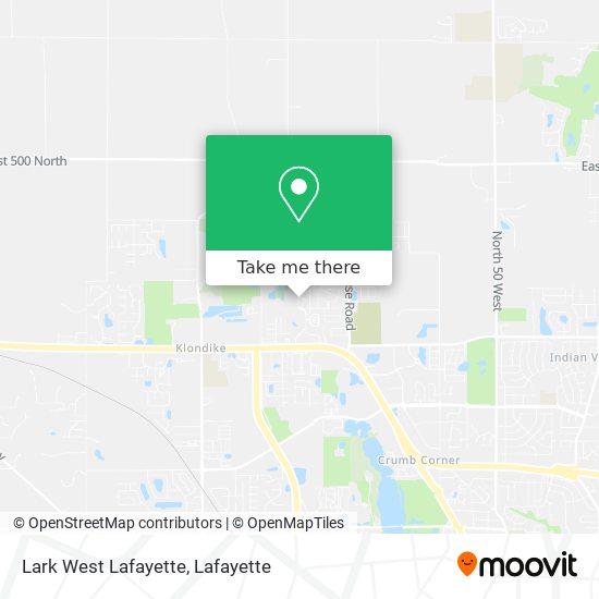 Lark West Lafayette map