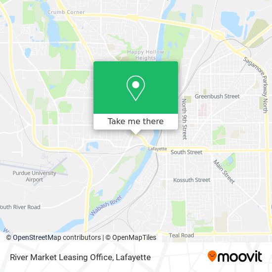 River Market Leasing Office map