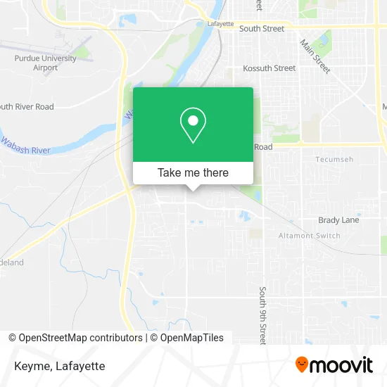 Mapa de Keyme