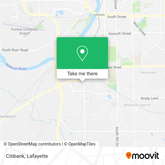 Citibank map