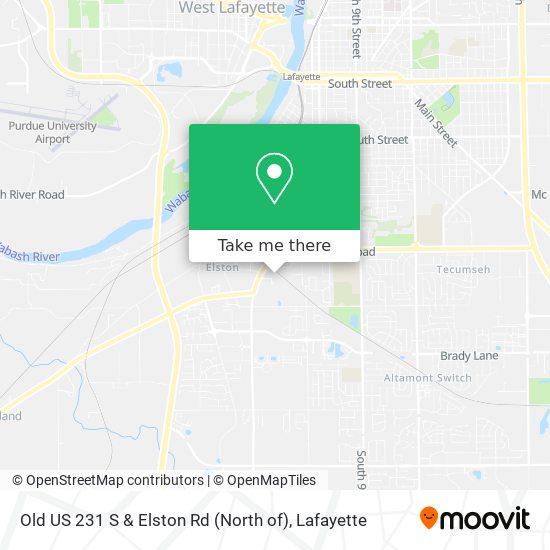 Old US 231 S & Elston Rd (North of) map
