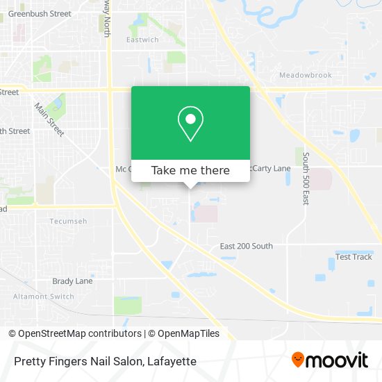Pretty Fingers Nail Salon map