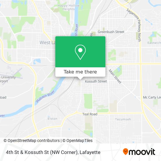 4th St & Kossuth St (NW Corner) map