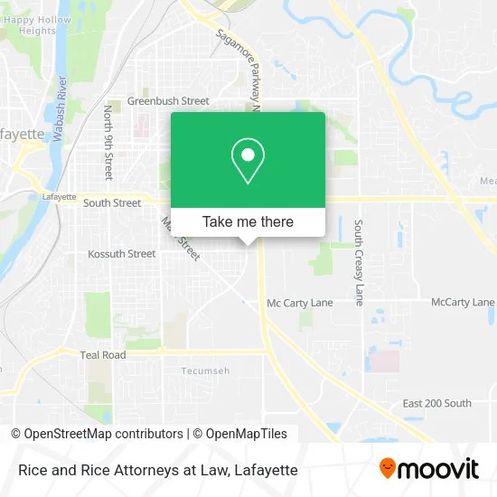 Rice and Rice Attorneys at Law map