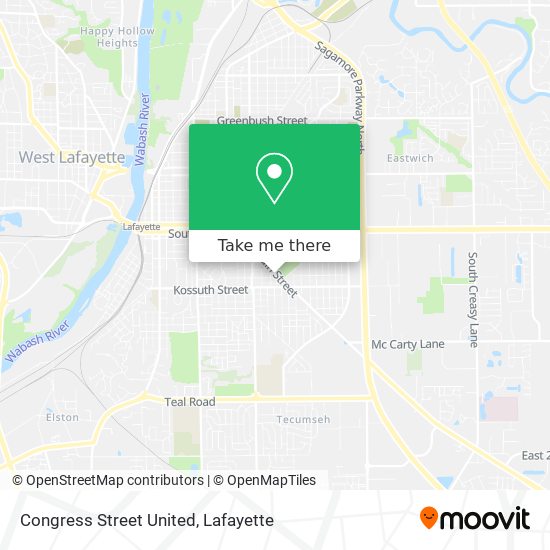 Congress Street United map