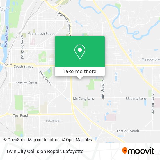 Twin City Collision Repair map