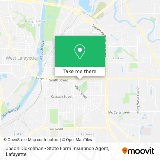 Jason Dickelman - State Farm Insurance Agent map
