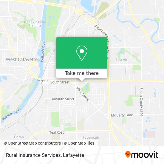 Rural Insurance Services map
