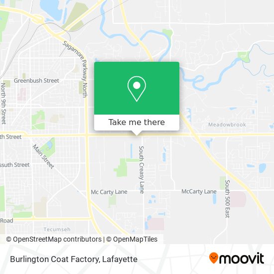 Burlington Coat Factory map