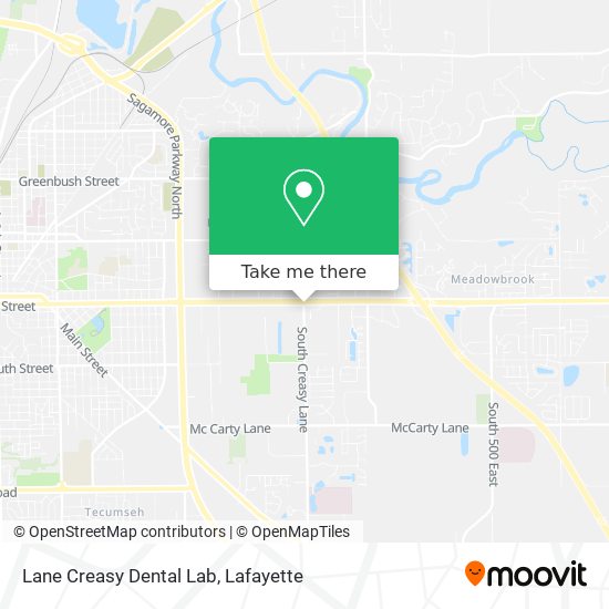 Lane Creasy Dental Lab map