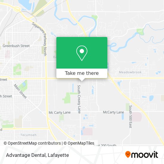 Advantage Dental map