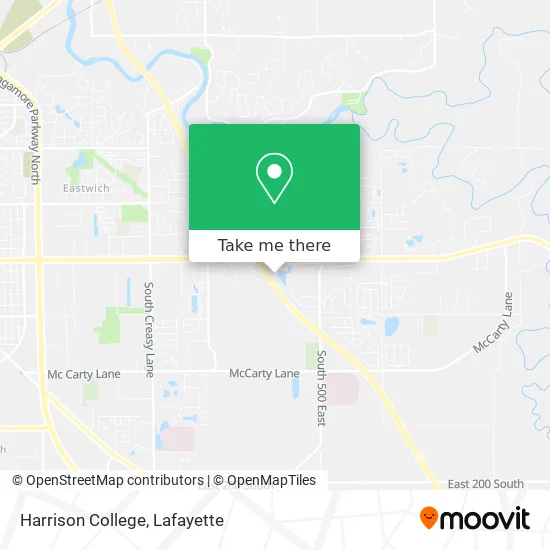 Harrison College map