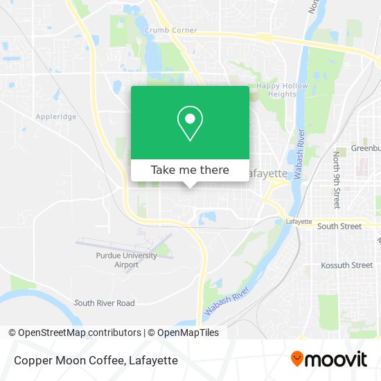 Mapa de Copper Moon Coffee