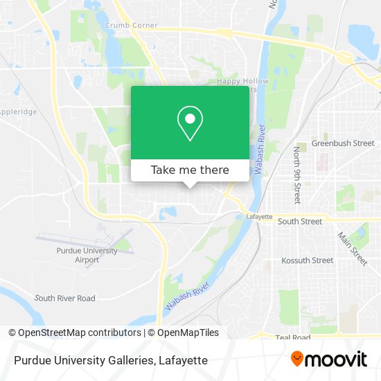 Purdue University Galleries map
