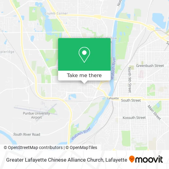 Mapa de Greater Lafayette Chinese Alliance Church