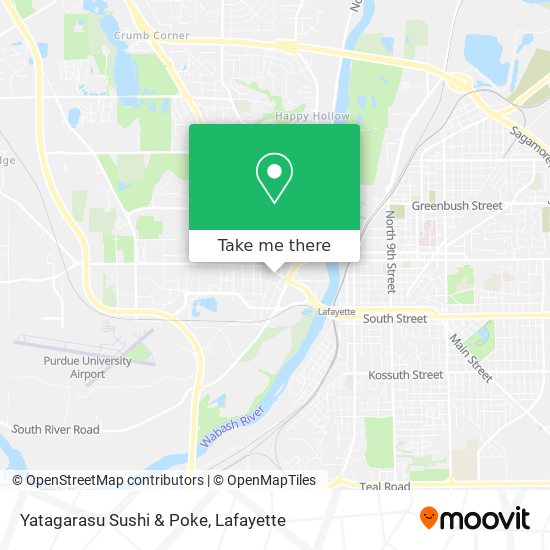 Yatagarasu Sushi & Poke map