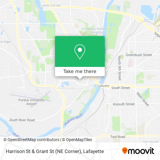 Harrison St & Grant St (NE Corner) map