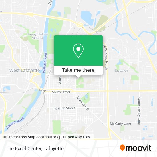 The Excel Center map