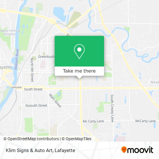 Klim Signs & Auto Art map