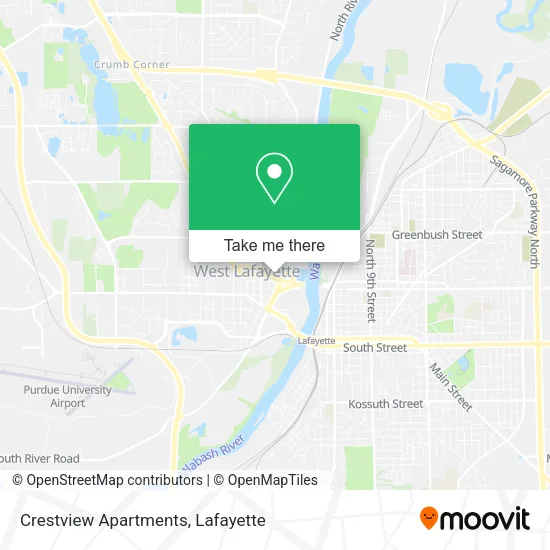 Crestview Apartments map