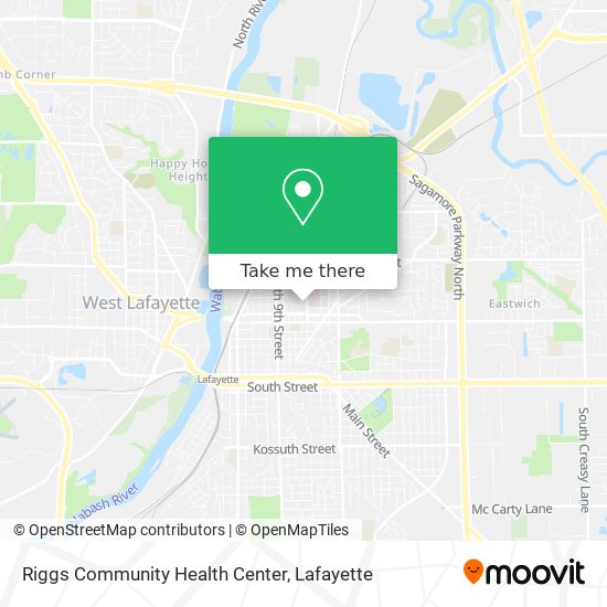 Riggs Community Health Center map