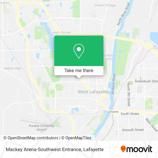 Mackey Arena-Southwest Entrance map
