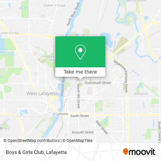Mapa de Boys & Girls Club