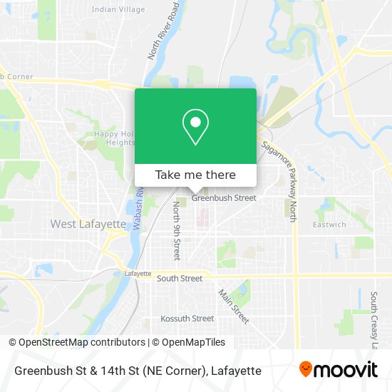 Greenbush St & 14th St (NE Corner) map