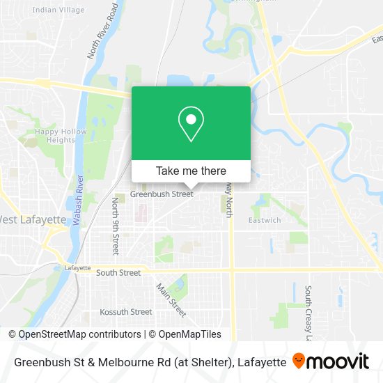 Mapa de Greenbush St & Melbourne Rd (at Shelter)