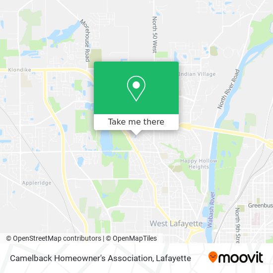 Mapa de Camelback Homeowner's Association