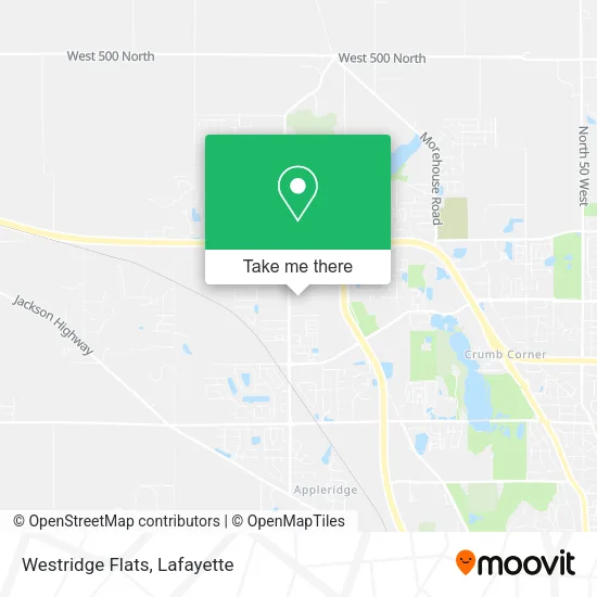 Westridge Flats map