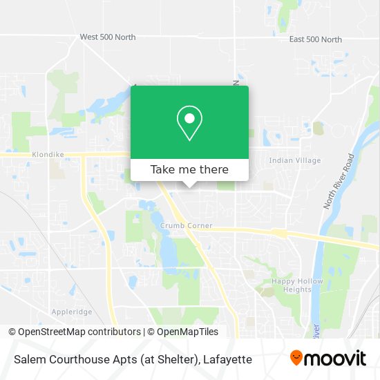 Salem Courthouse Apts (at Shelter) map