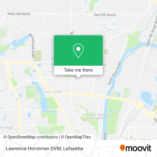 Lawrence Horstman DVM map