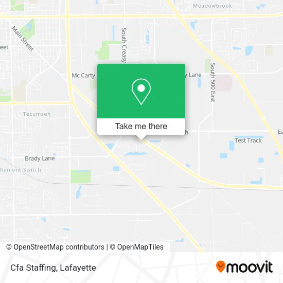 Mapa de Cfa Staffing