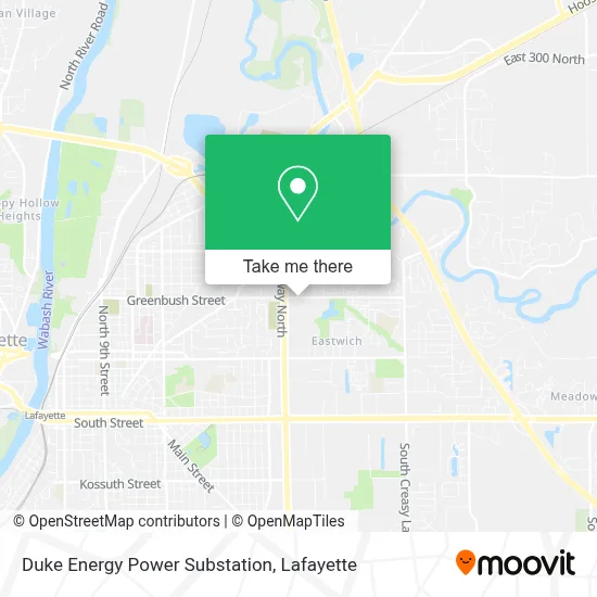Duke Energy Power Substation map