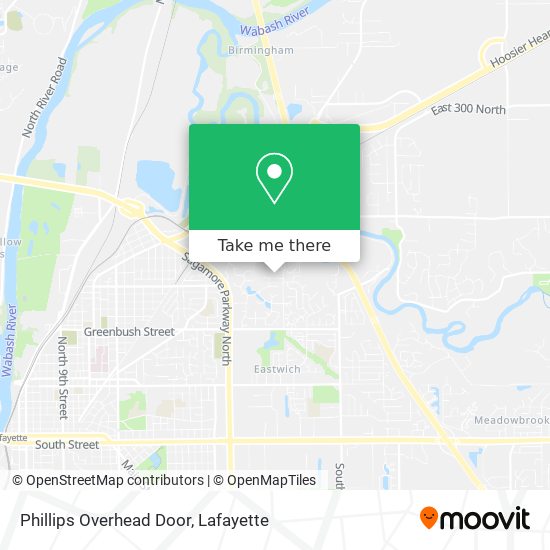 Phillips Overhead Door map