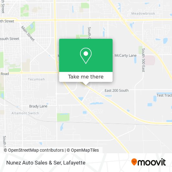 Nunez Auto Sales & Ser map