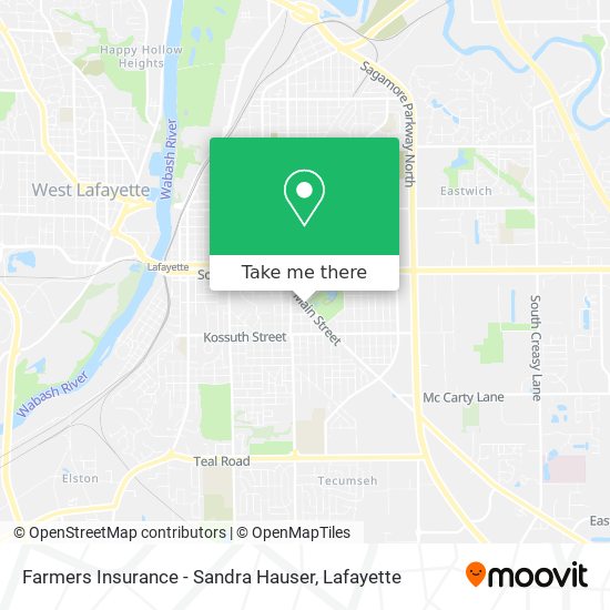Mapa de Farmers Insurance - Sandra Hauser