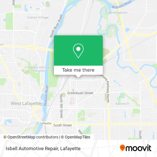 Isbell Automotive Repair map