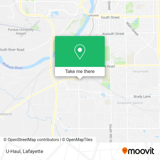 Mapa de U-Haul